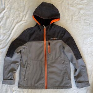 ZeroXposur Boys Black Jacket with Orange Trim Size14/16